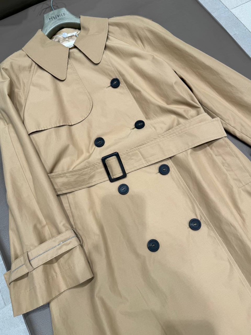 PESERICO Coats side view - Women's luxury Clothes