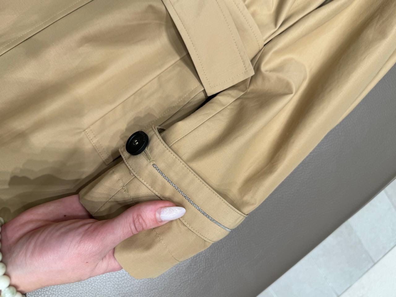 PESERICO Coats side view - Women's luxury Clothes