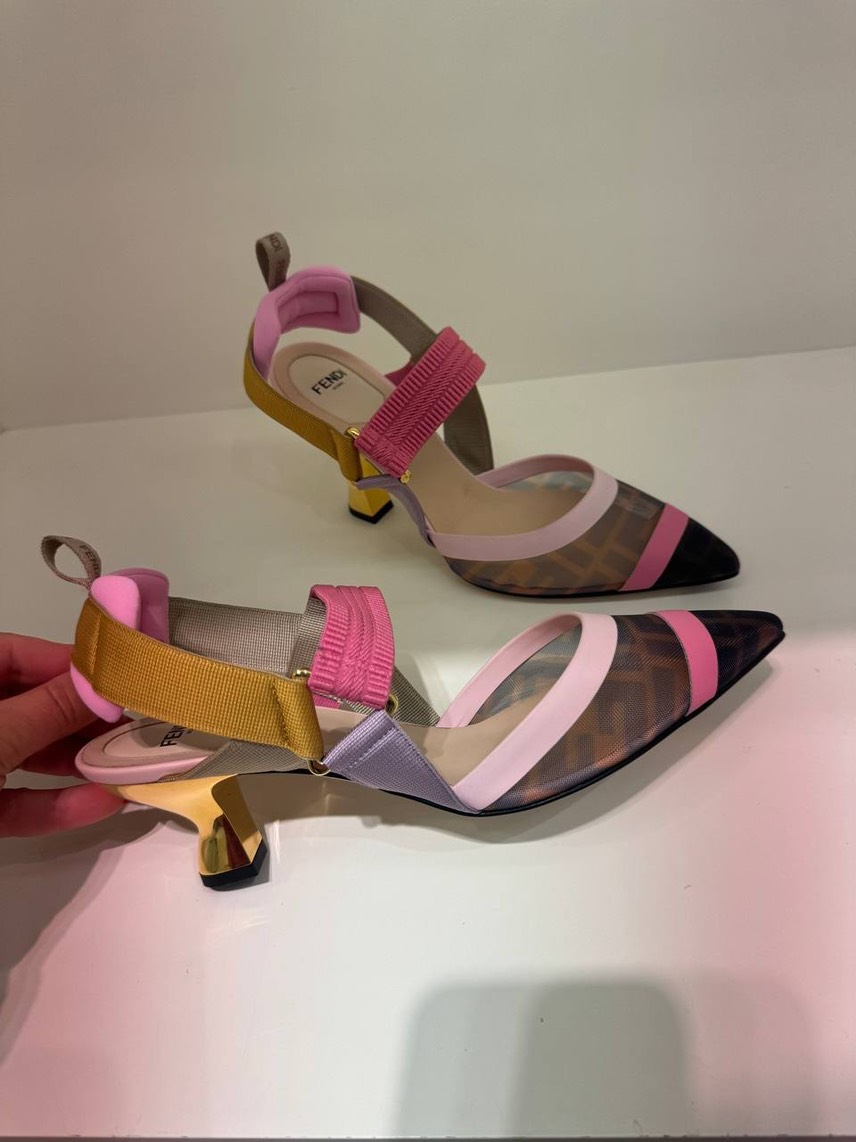 FENDI Sandals front view - Women's luxury Shoes