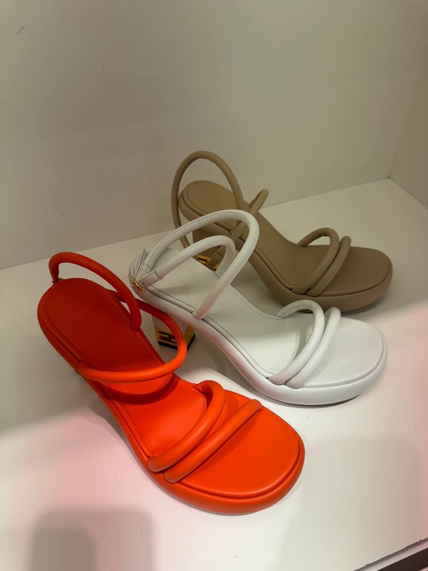 FENDI Sandals side view - Women's luxury Shoes