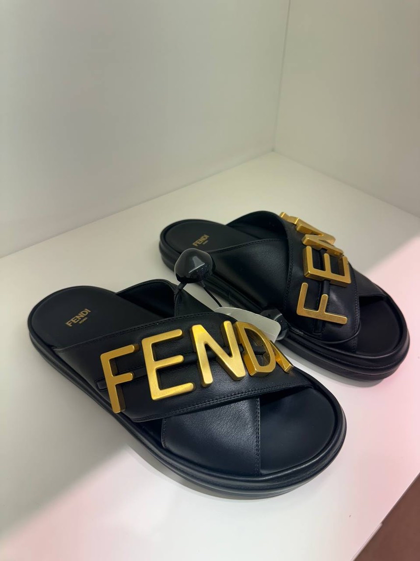 FENDI Slides front view - Women's luxury Shoes