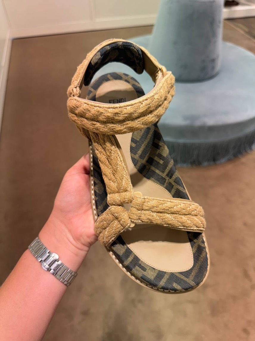 FENDI Sandals side view - Women's luxury Shoes