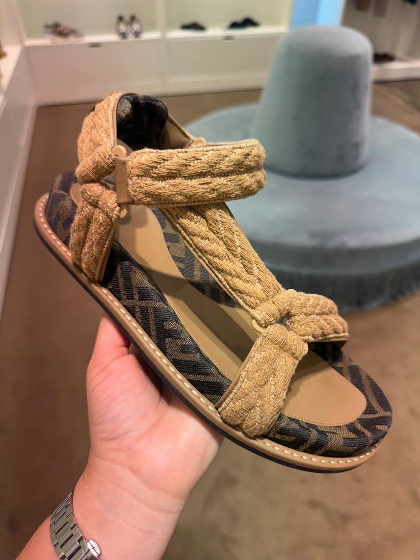 FENDI Sandals front view - Women's luxury Shoes