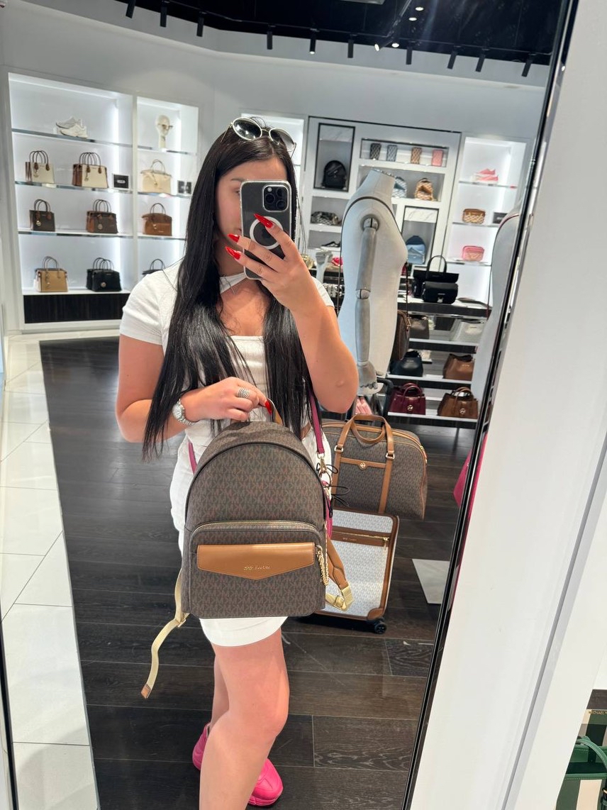 MICHAEL KORS Backpack side view - Women's luxury Bags