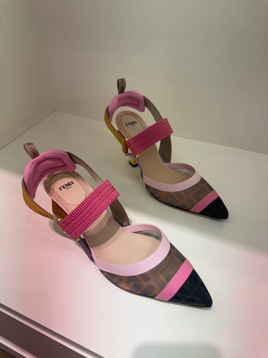 FENDI Sandals side view - Women's luxury Shoes