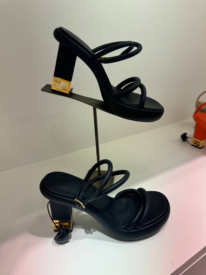 FENDI Sandals side view - Women's luxury Shoes
