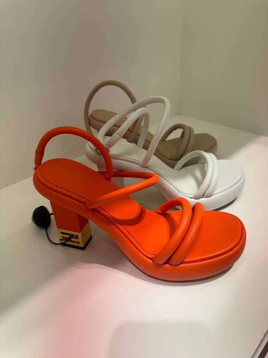 FENDI Sandals front view - Women's luxury Shoes