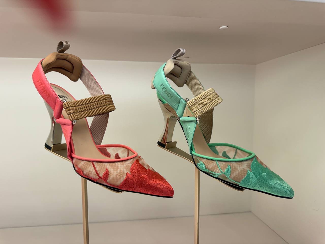 FENDI Sandals side view - Women's luxury Shoes