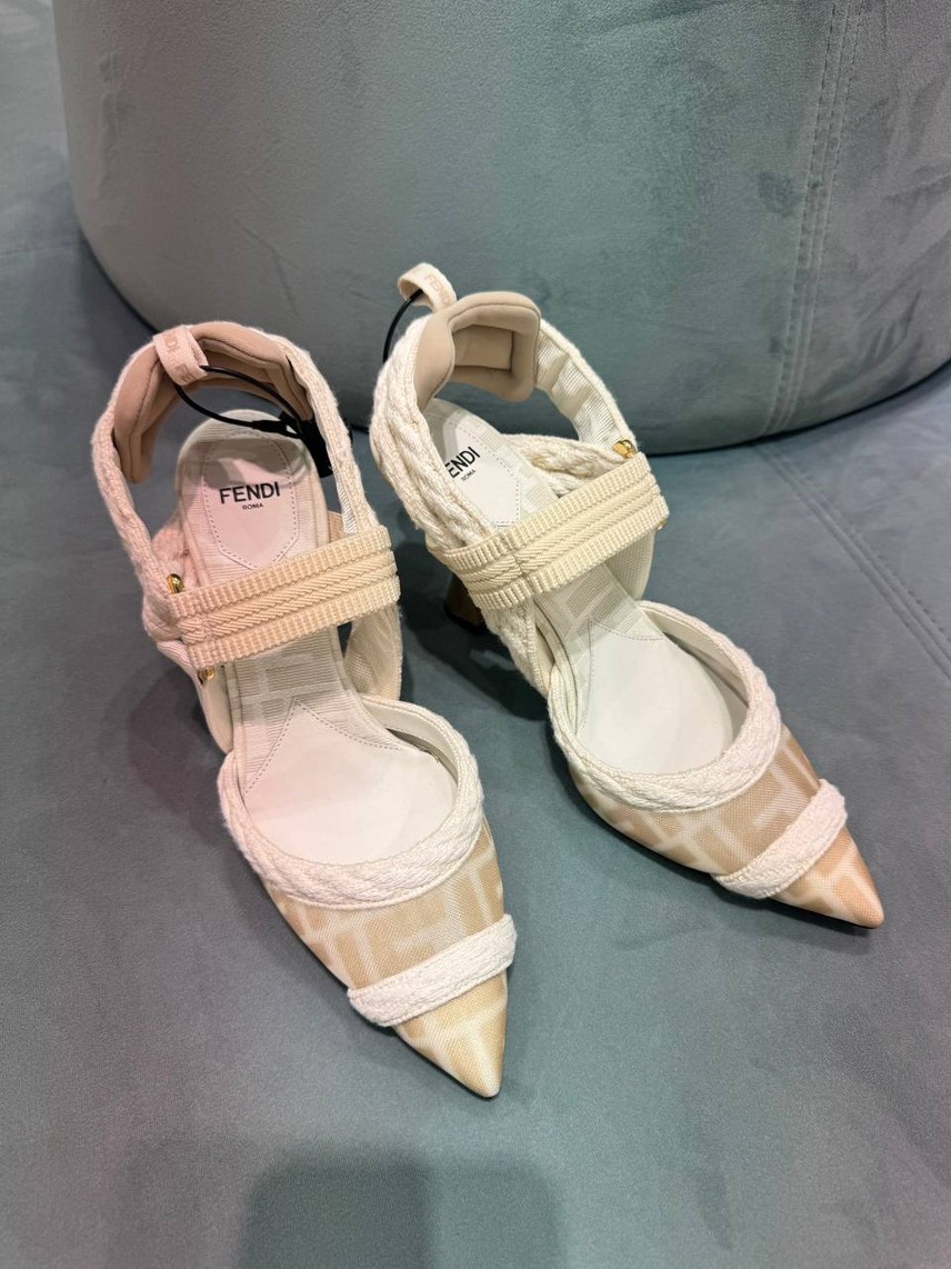FENDI Sandals side view - Women's luxury Shoes