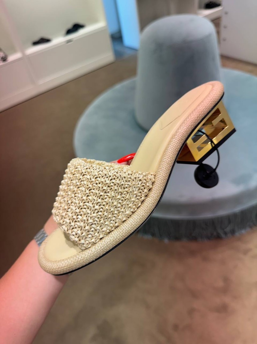 FENDI Sandals front view - Women's luxury Shoes
