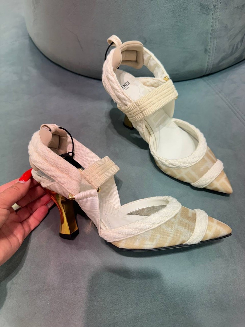 FENDI Sandals front view - Women's luxury Shoes