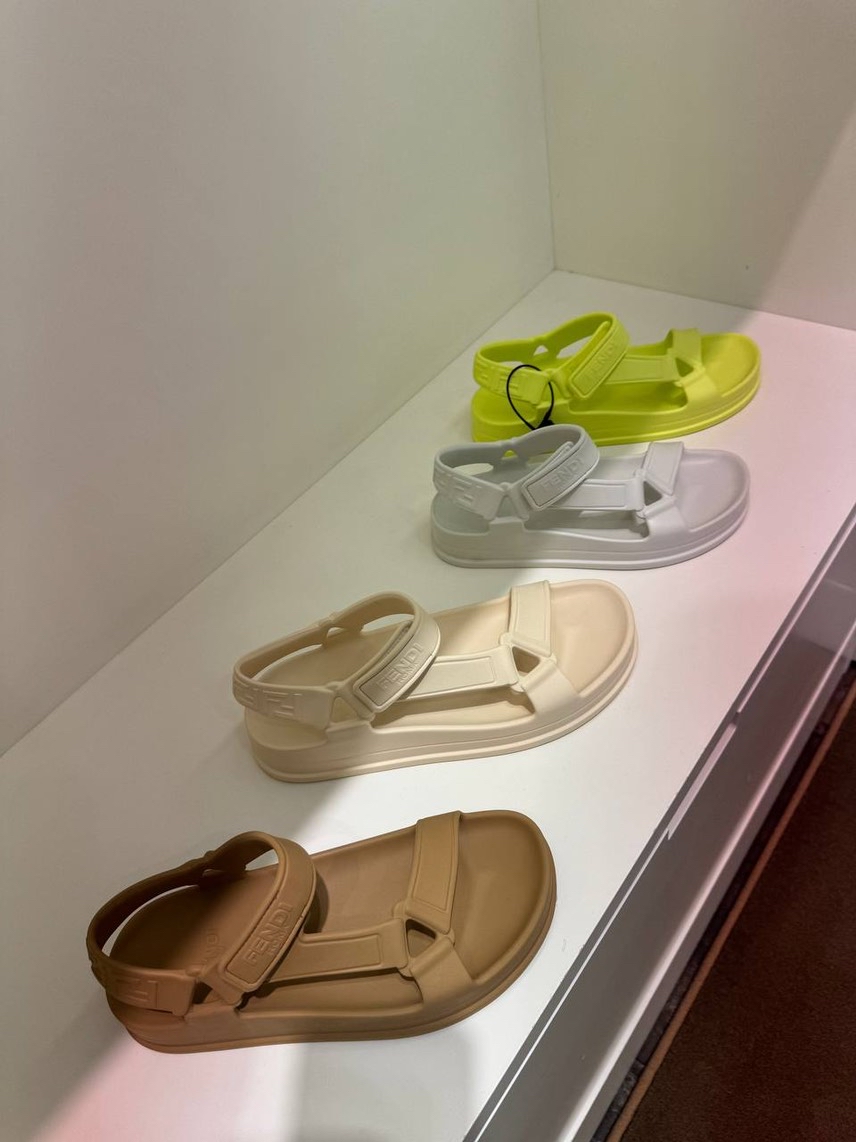 FENDI Sandals side view - Women's luxury Shoes