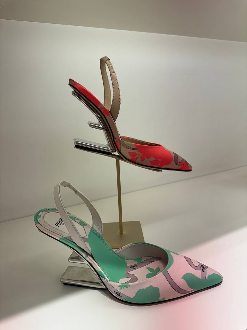 FENDI Sandals side view - Women's luxury Shoes