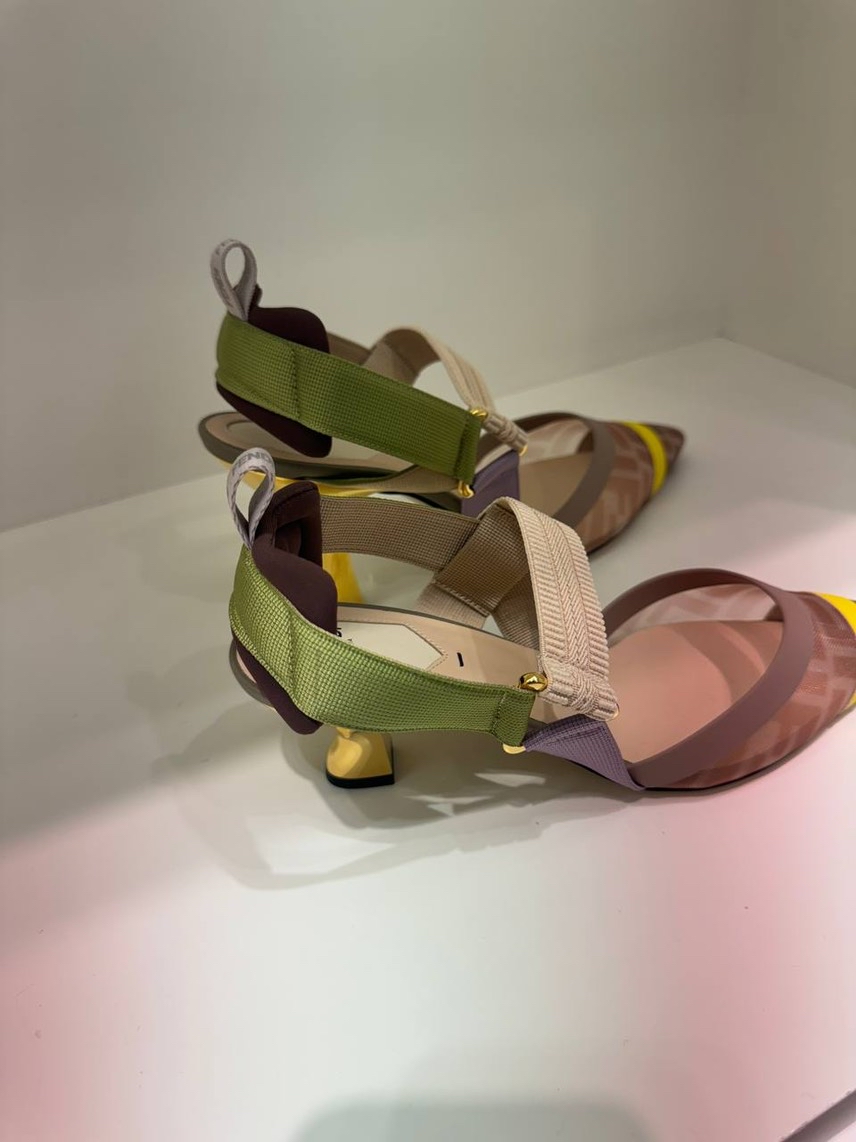 FENDI Sandals side view - Women's luxury Shoes