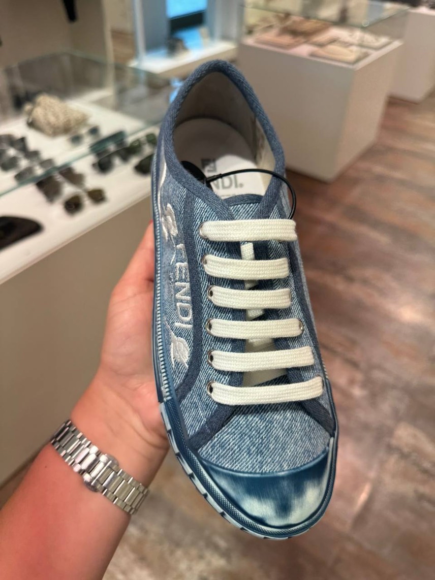 FENDI Sneakers side view - Women's luxury Shoes