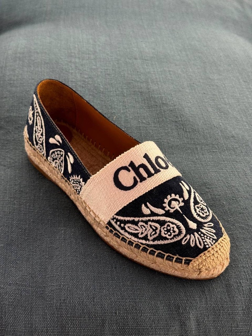 CHLOE Espadrilles front view - Women's luxury Shoes