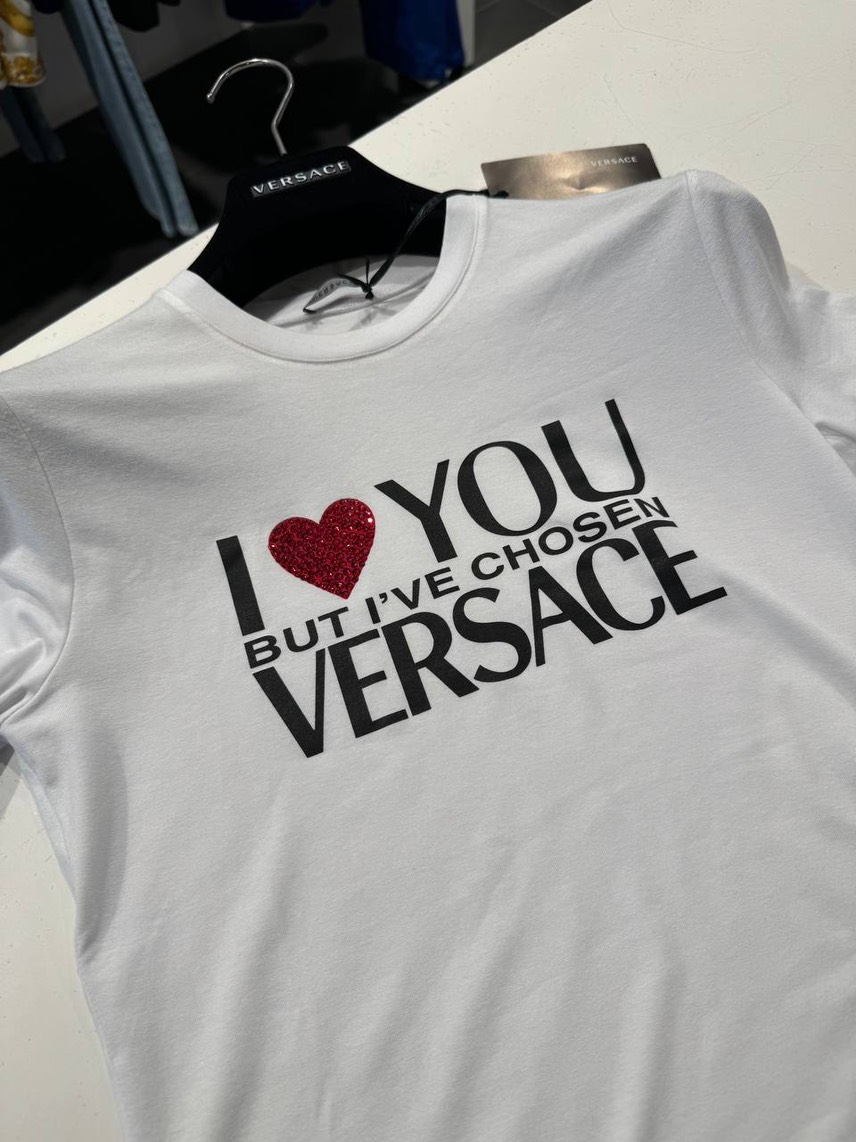 VERSACE T-shirt and Polo side view - Women's luxury Clothes