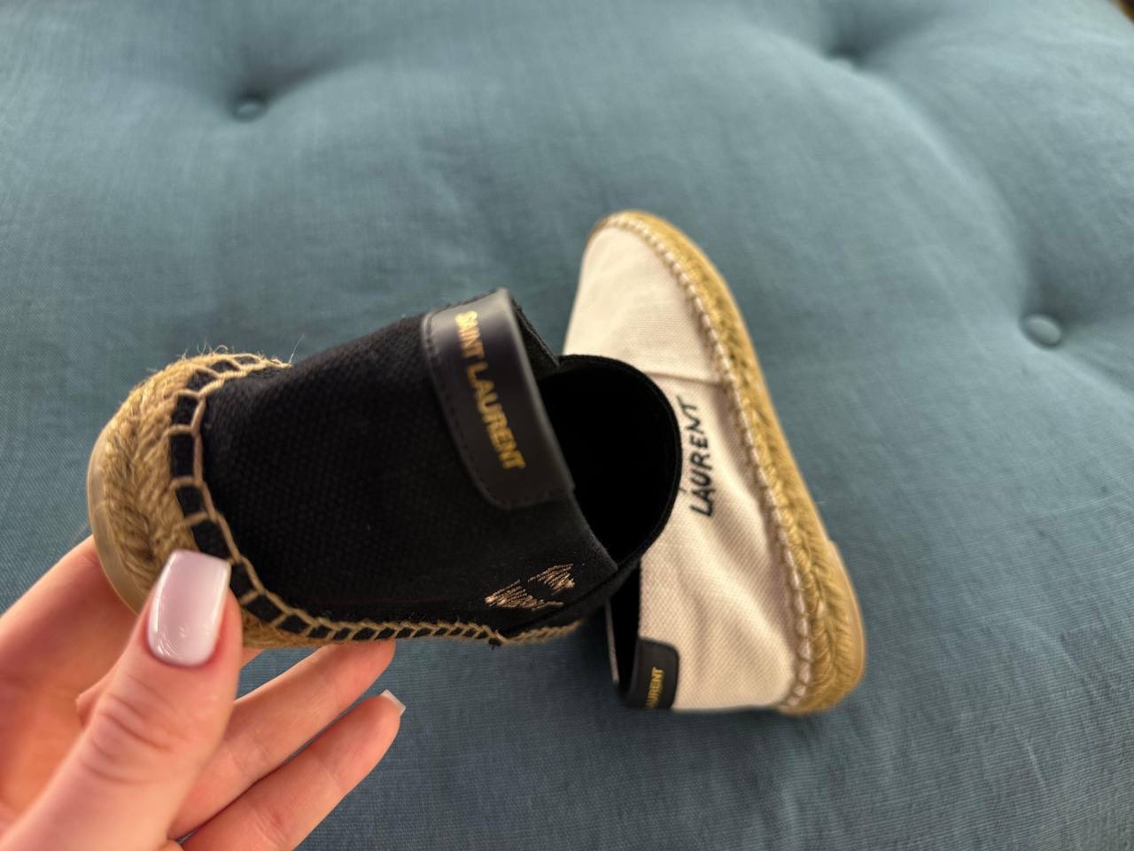 YVES SAINT LAURENT Espadrilles side view - Women's luxury Shoes