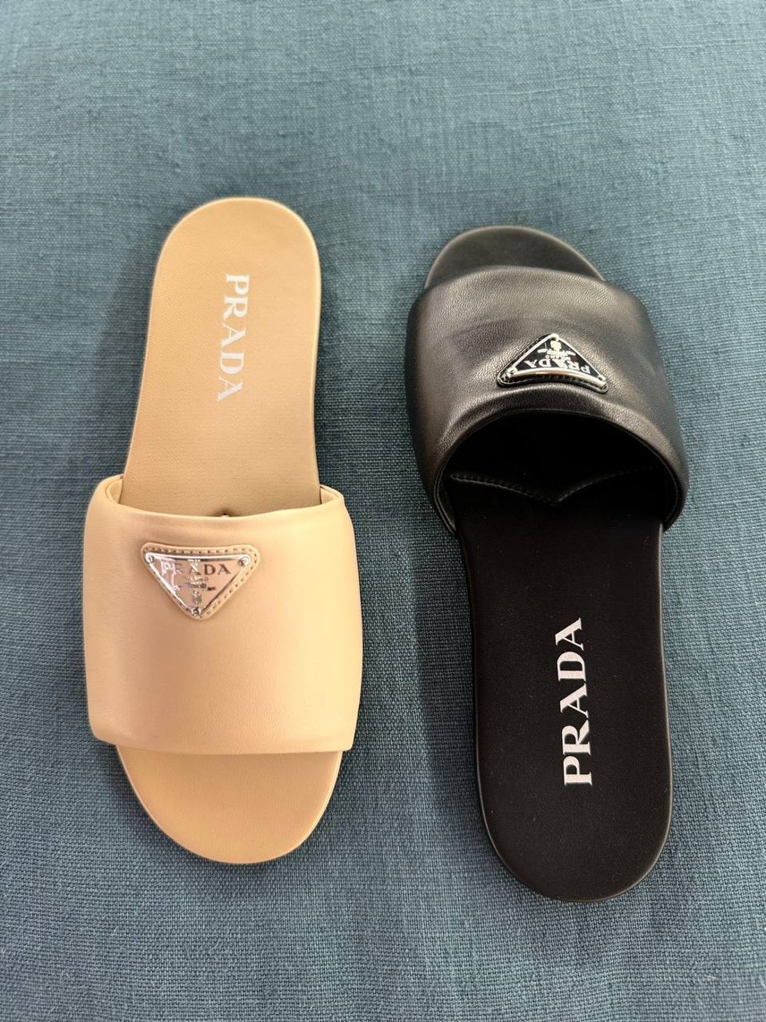 PRADA Slides side view - Women's luxury Shoes