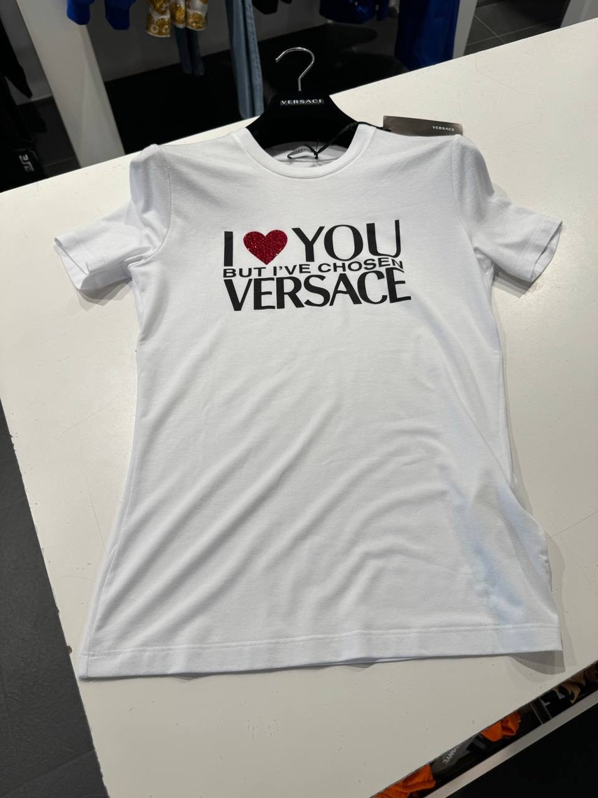 VERSACE T-shirt and Polo front view - Women's luxury Clothes