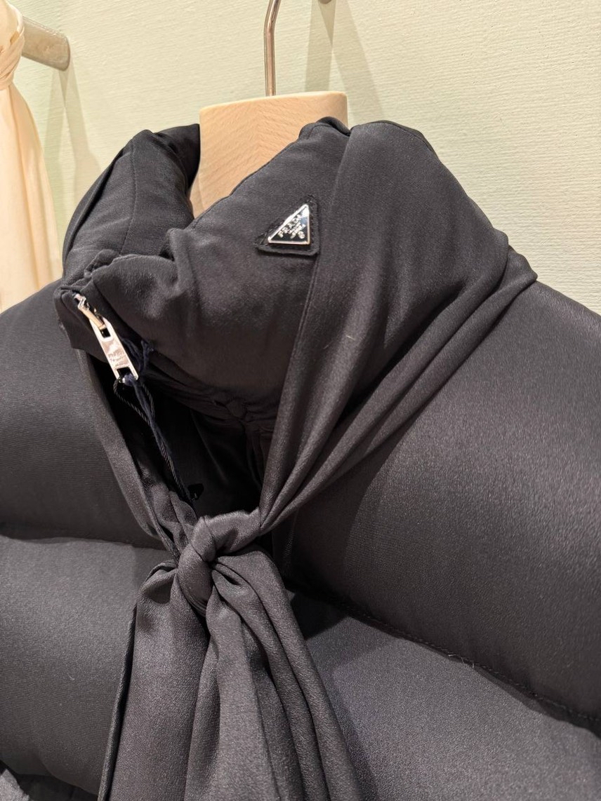 PRADA Down jacket side view - Women's luxury Clothes