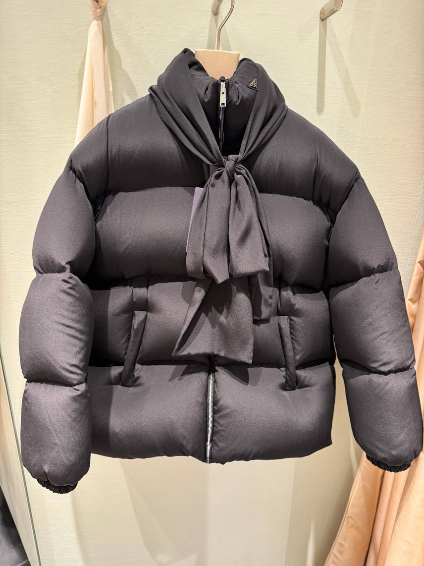 PRADA Down jacket front view - Women's luxury Clothes