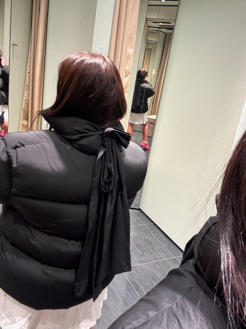 PRADA Down jacket side view - Women's luxury Clothes