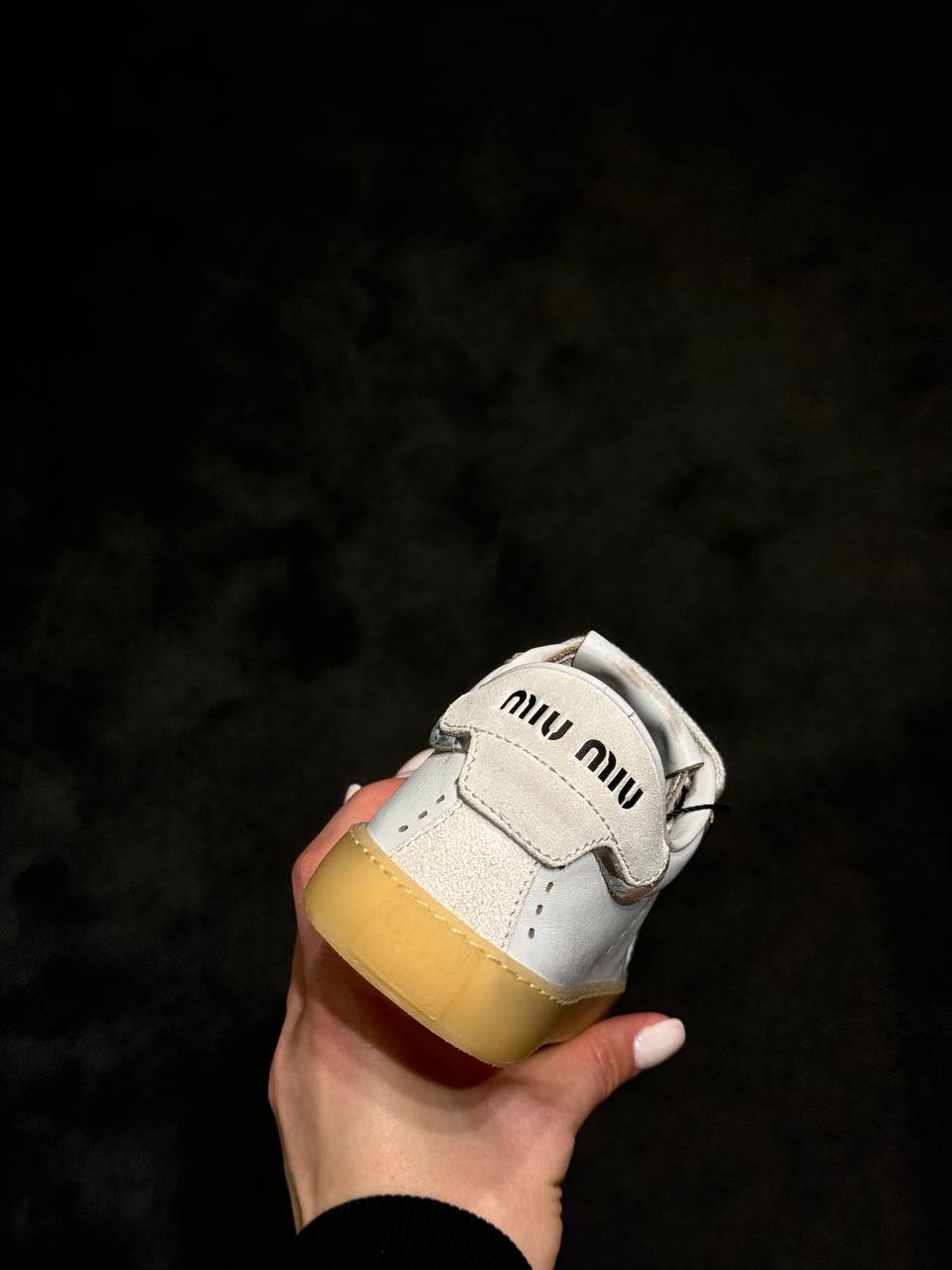 MIU MIU Sneakers side view - Women's luxury Shoes