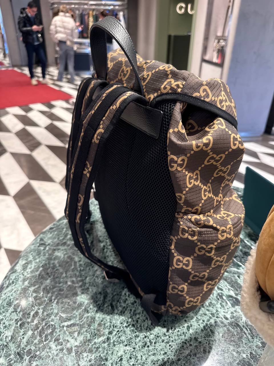 GUCCI Backpack side view - unisex luxury Bags