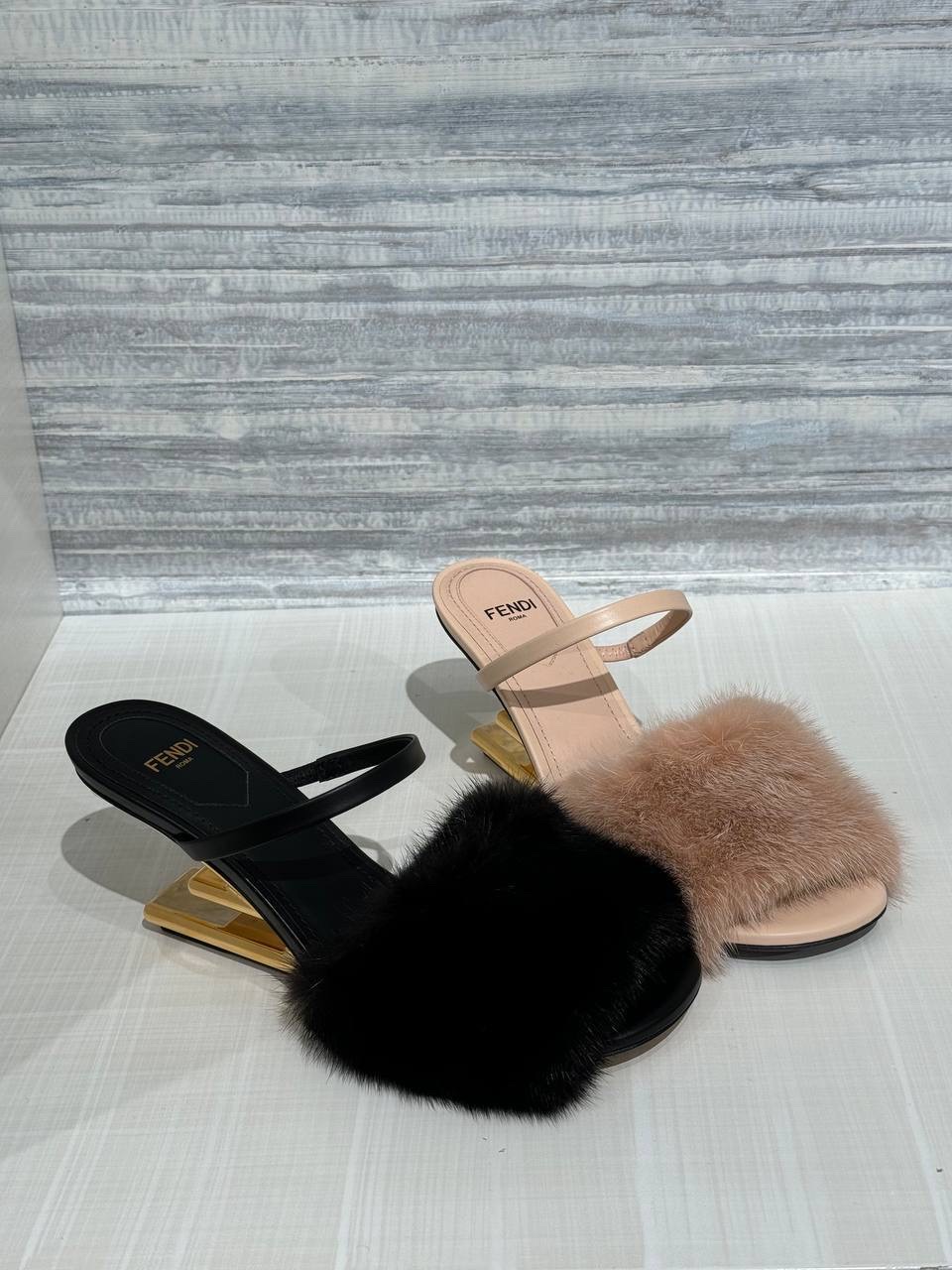 FENDI Sandals front view - Women's luxury Shoes
