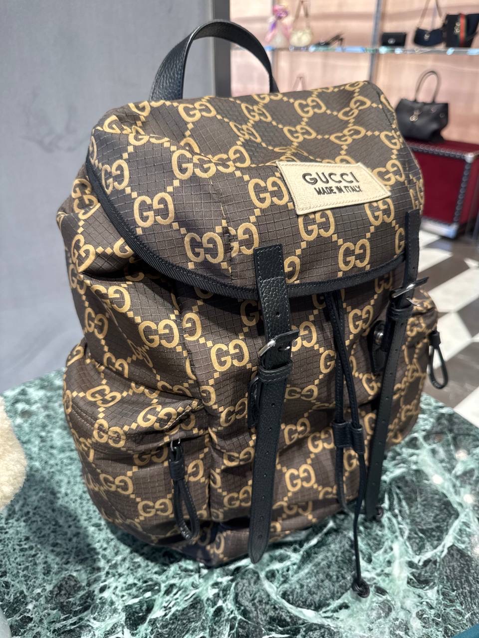 GUCCI Backpack front view - unisex luxury Bags