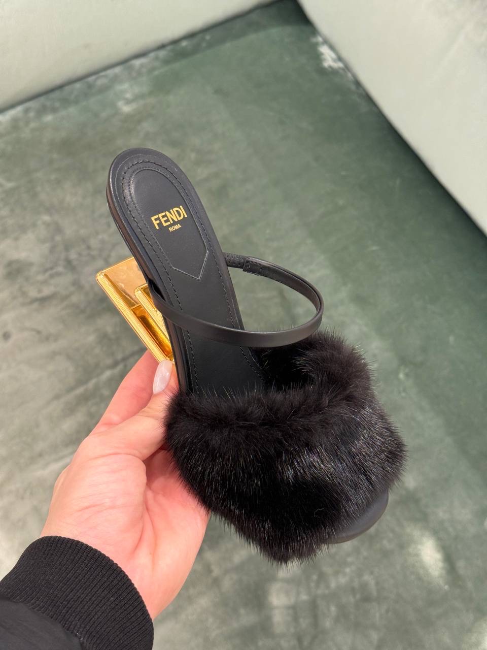 FENDI Sandals side view - Women's luxury Shoes