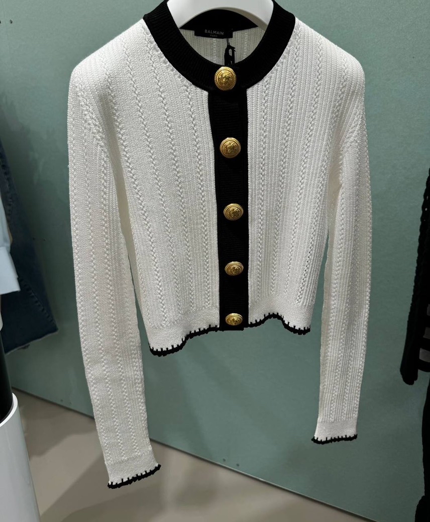 BALMAIN Cardigans front view - Women's luxury Clothes