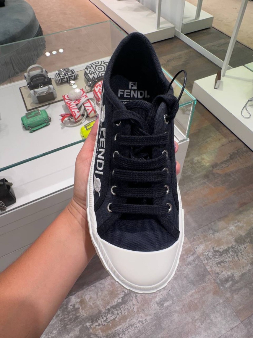 FENDI Sneakers side view - Women's luxury Shoes