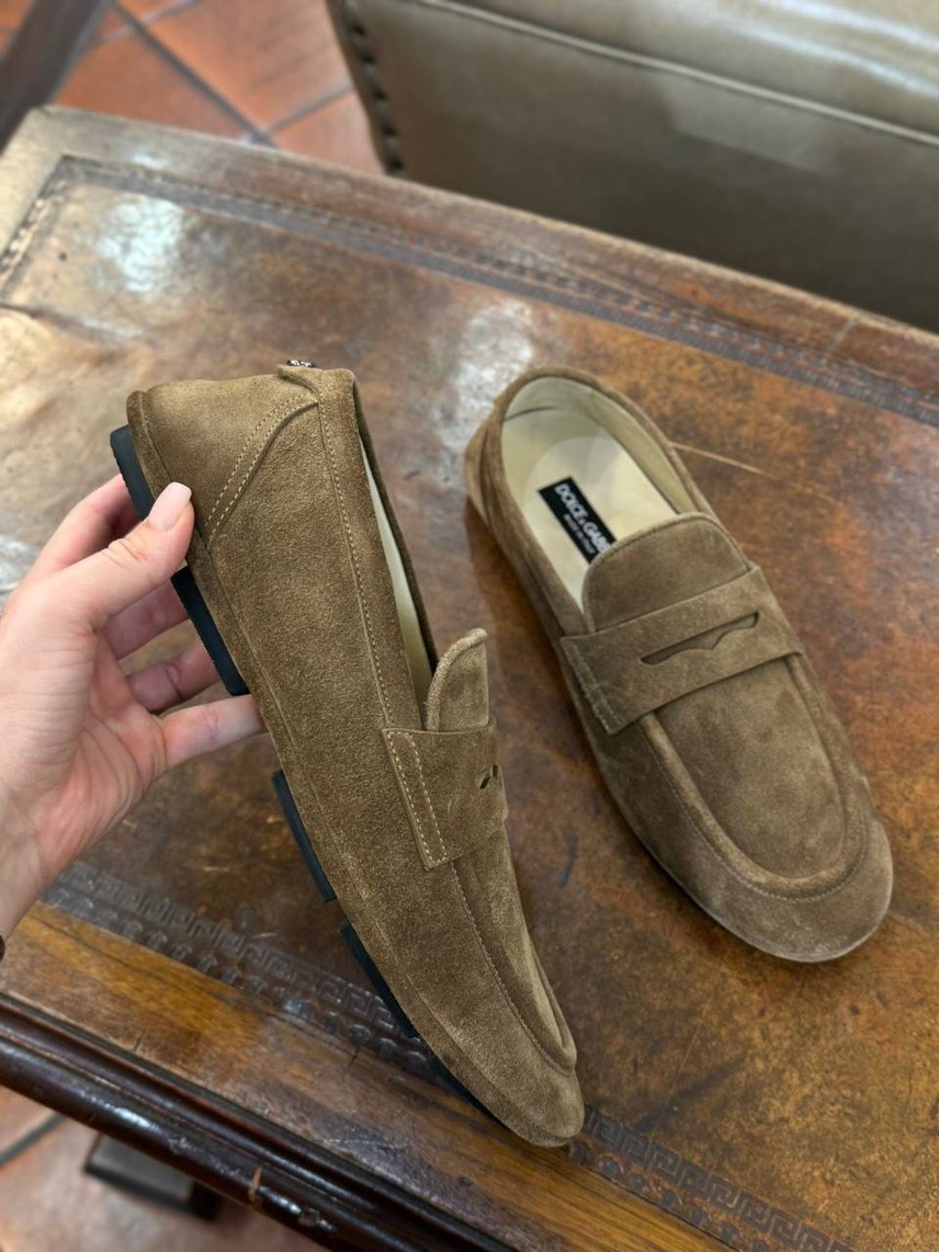 DOLCE & GABBANA Moccasins side view - Men's luxury Shoes