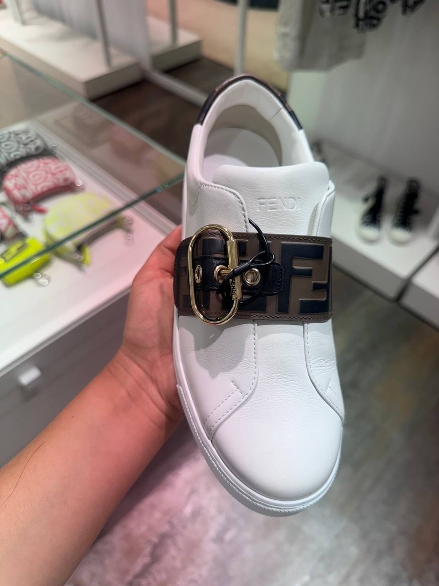 FENDI Sneakers side view - Women's luxury Shoes
