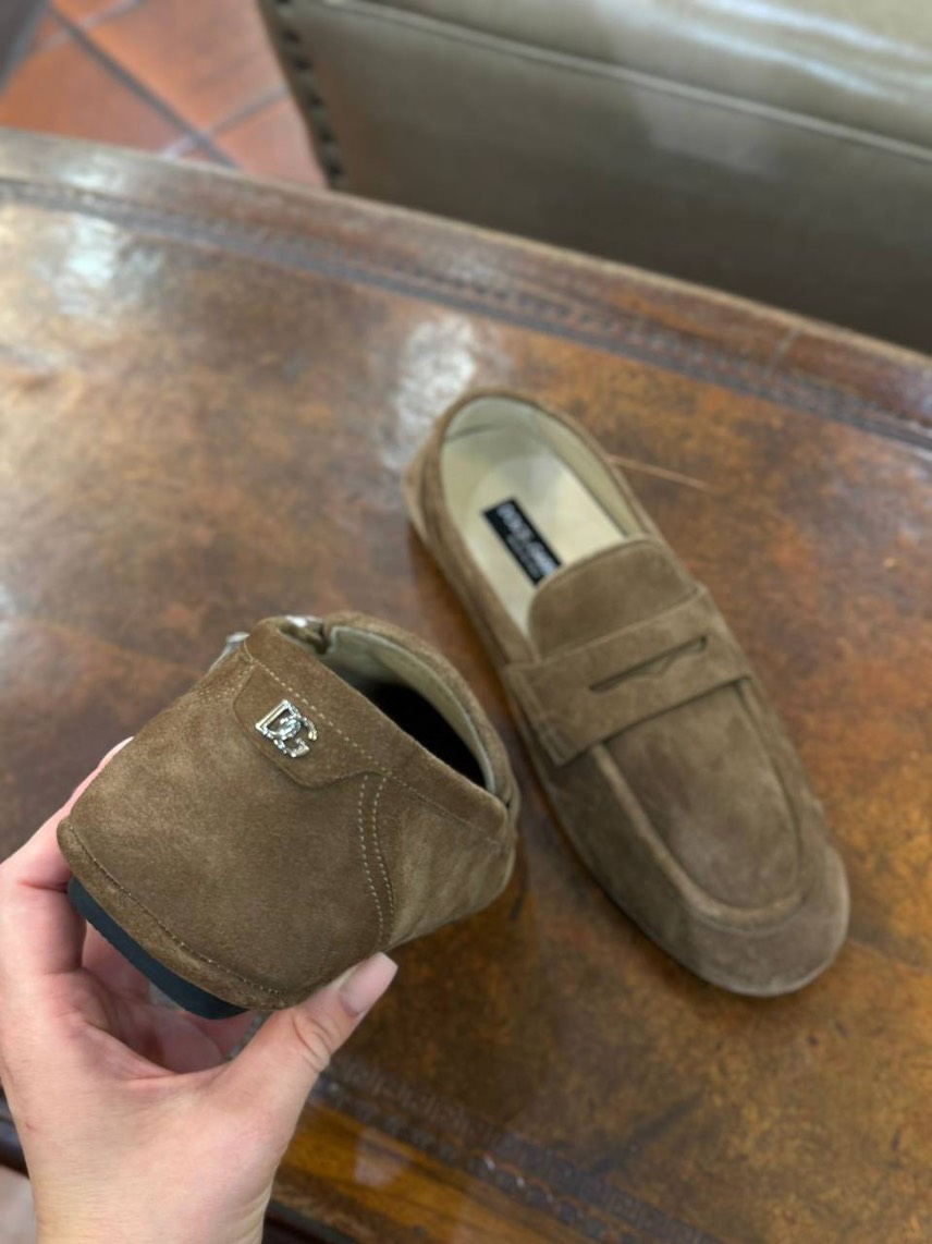 DOLCE & GABBANA Moccasins side view - Men's luxury Shoes