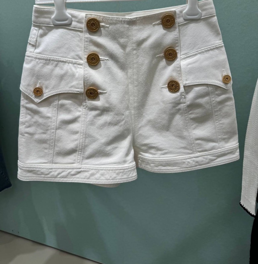 BALMAIN Shorts front view - Women's luxury Clothes