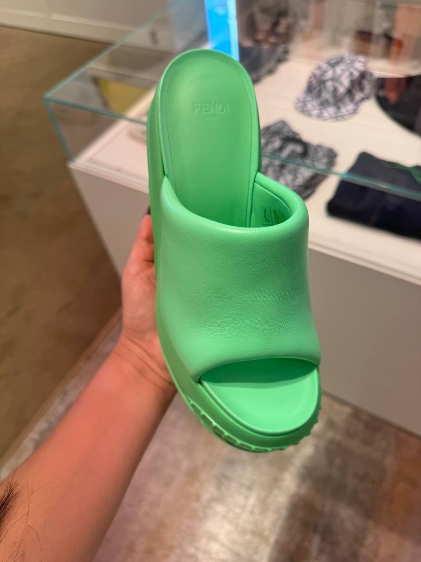 FENDI Sandals side view - Women's luxury Shoes