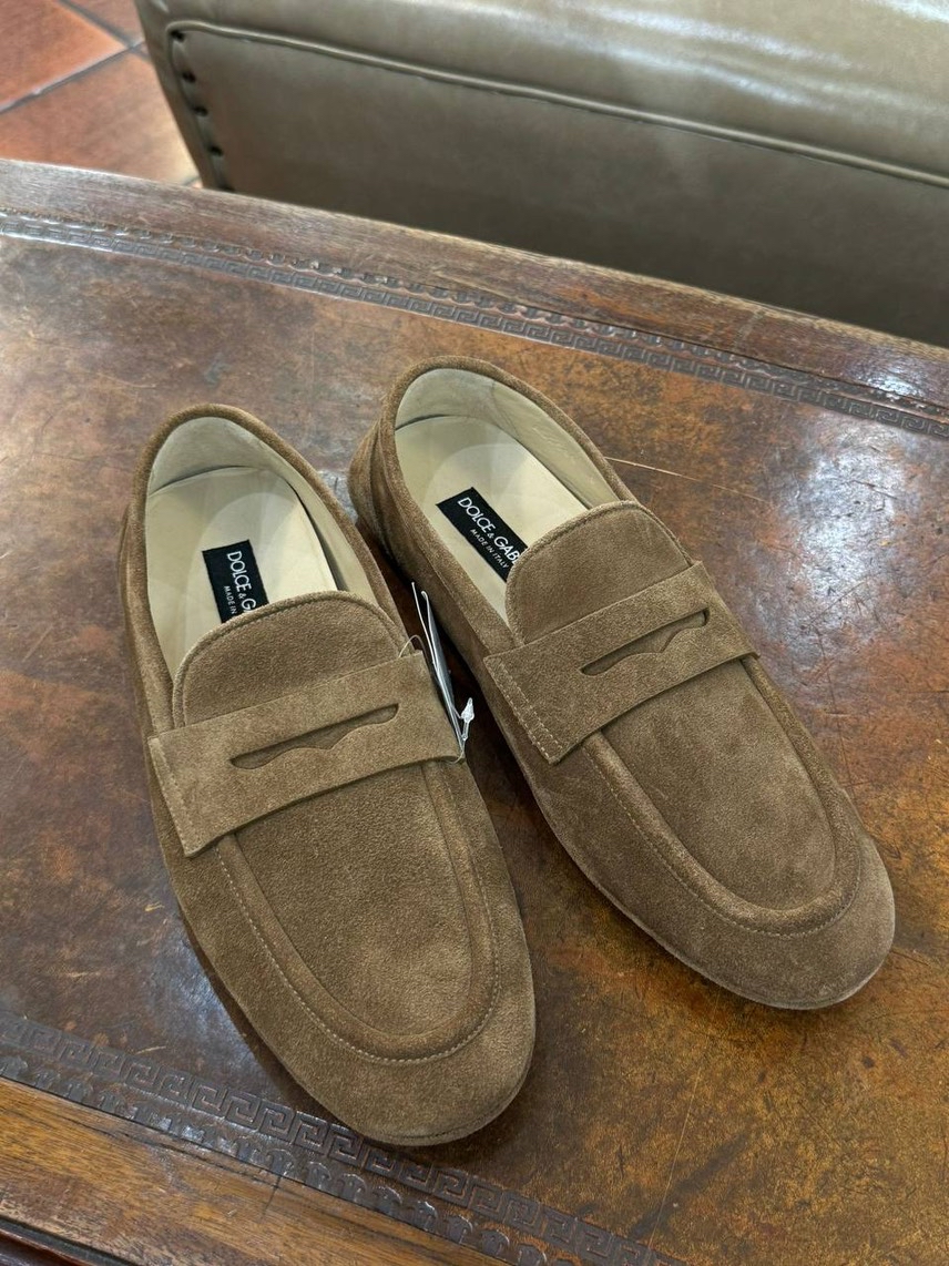 DOLCE & GABBANA Moccasins front view - Men's luxury Shoes