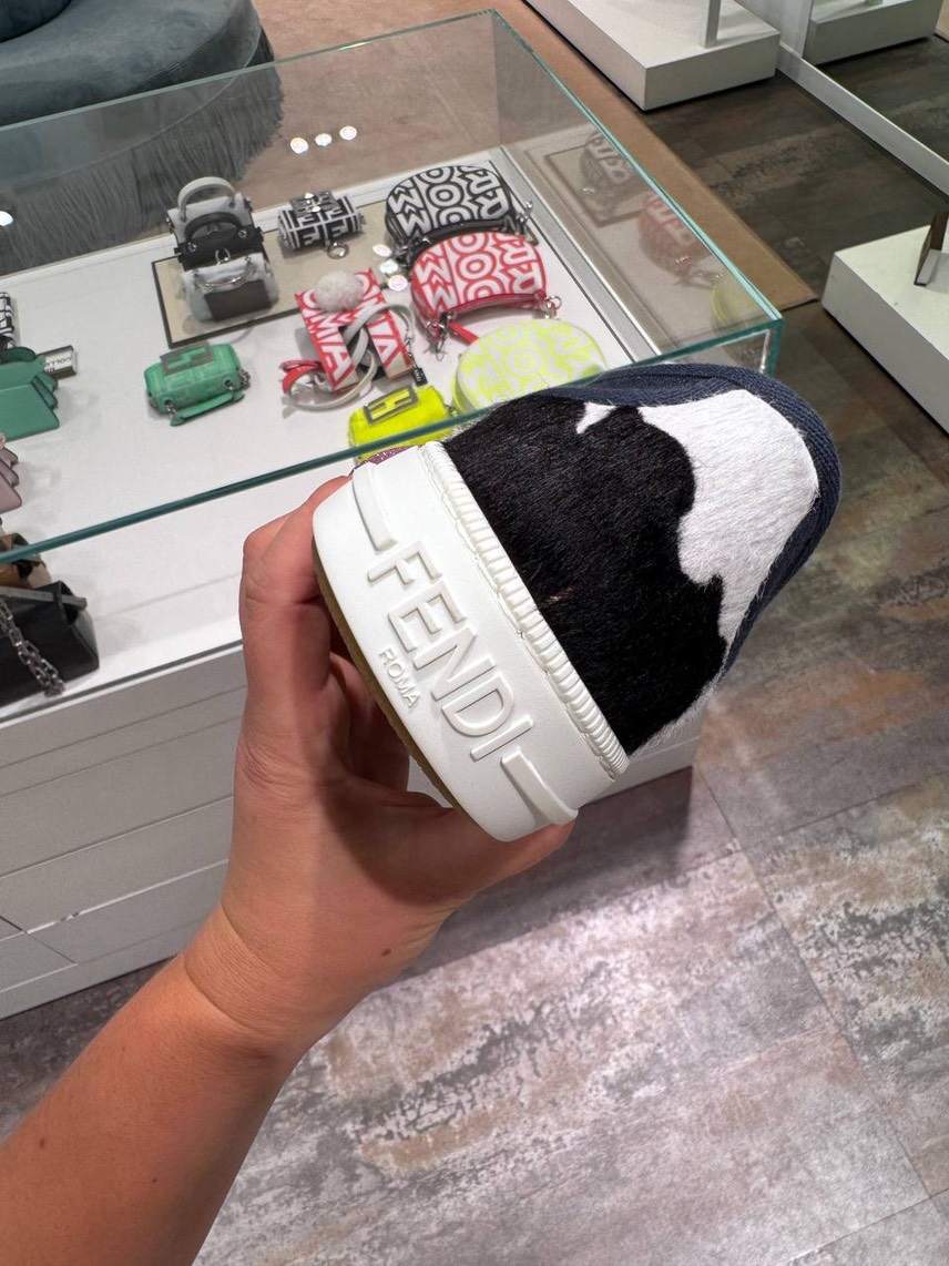 FENDI Sneakers side view - Women's luxury Shoes