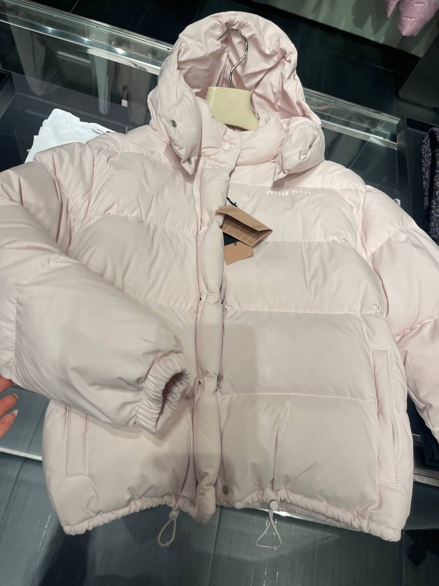 MIU MIU Down jacket side view - Women's luxury Clothes