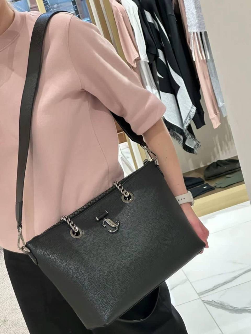 JIMMY CHOO Crossbody bags side view - Women's luxury Bags