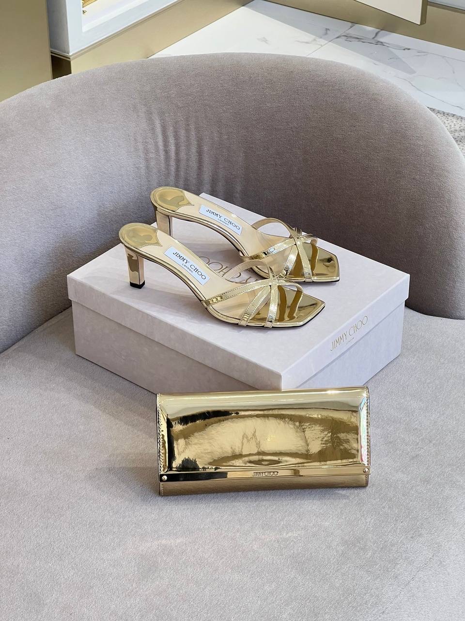 JIMMY CHOO Sandals front view - Women's luxury Shoes
