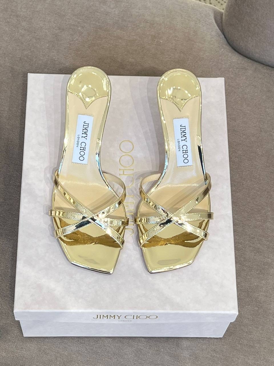 JIMMY CHOO Sandals side view - Women's luxury Shoes
