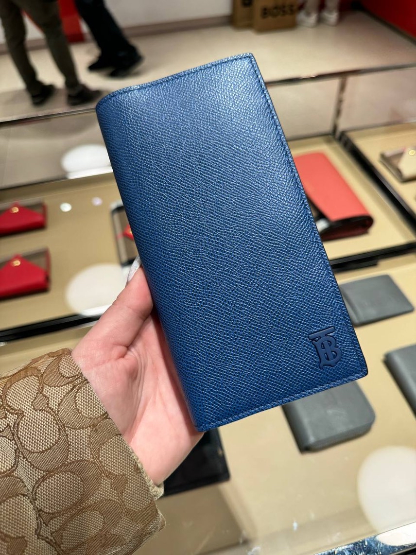 BURBERRY Wallets and small leather goods front view - Men's luxury Accessories