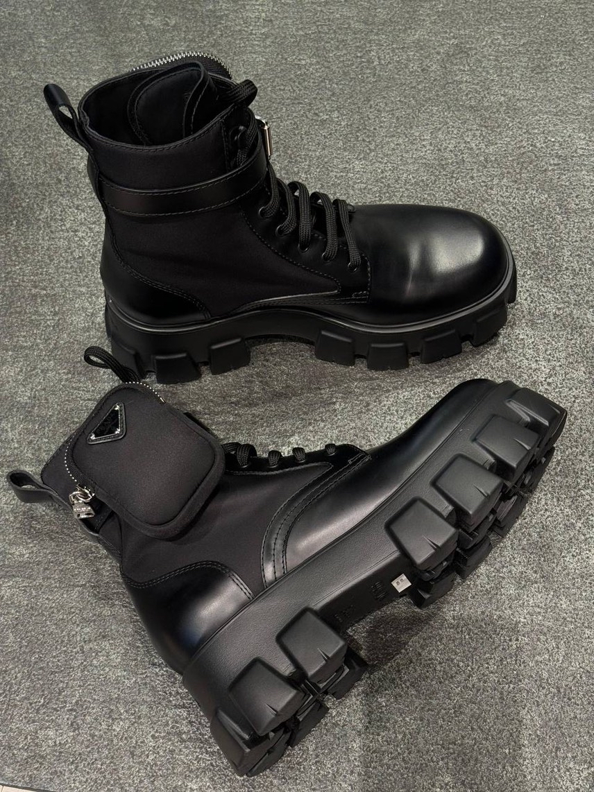 PRADA Boots front view - Women's luxury Shoes