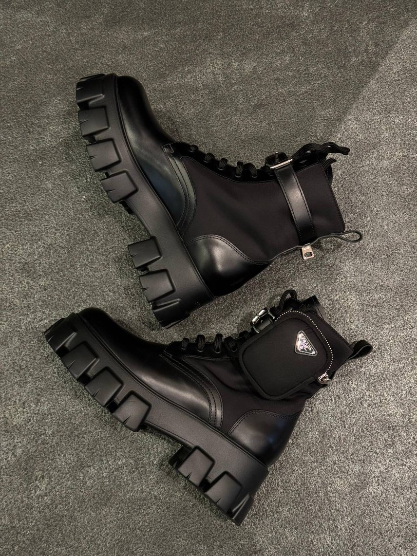 PRADA Boots side view - Women's luxury Shoes