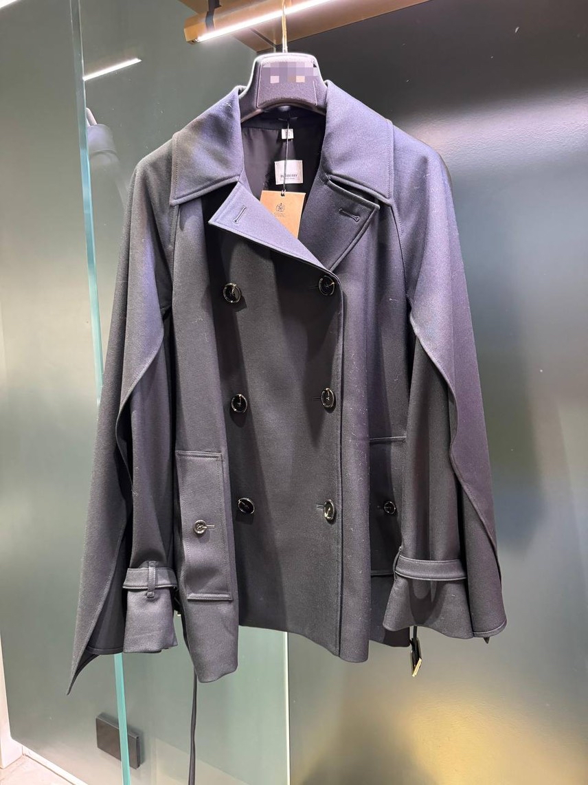 BURBERRY Coats front view - Women's luxury Clothes