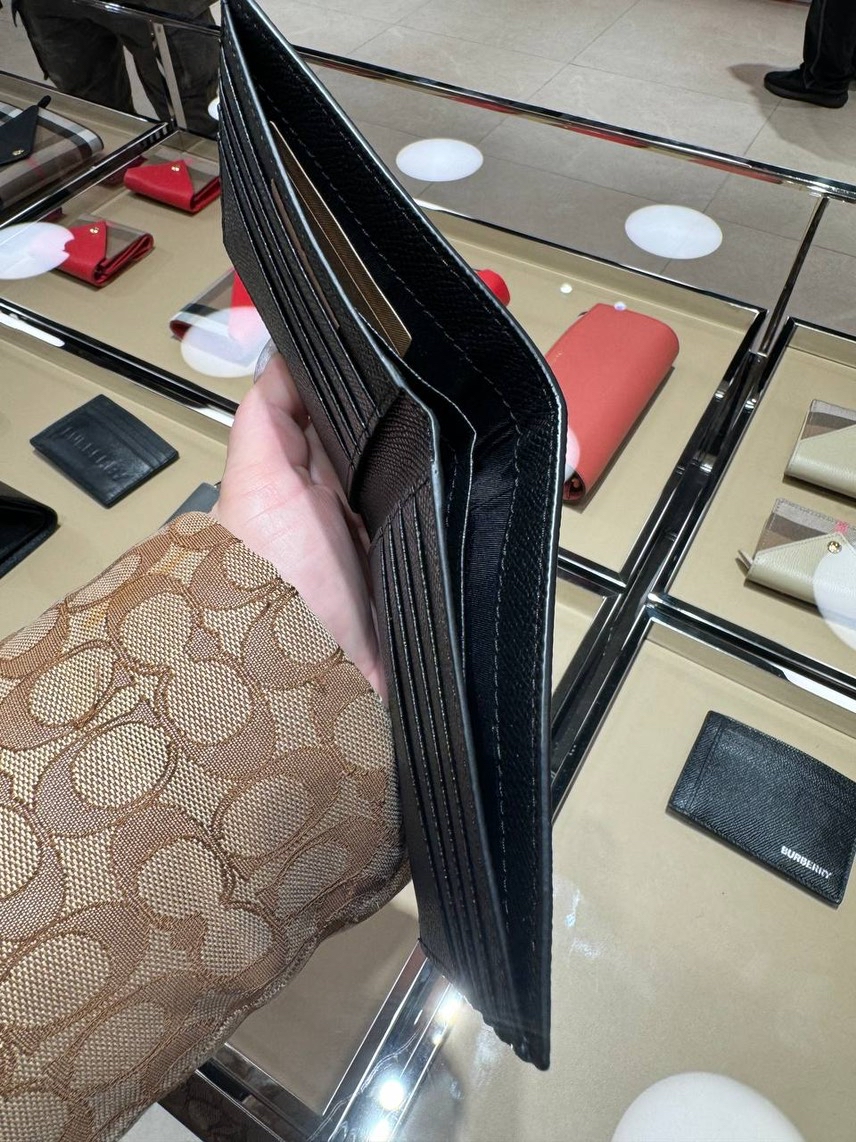 BURBERRY Wallets and small leather goods side view - Men's luxury Accessories